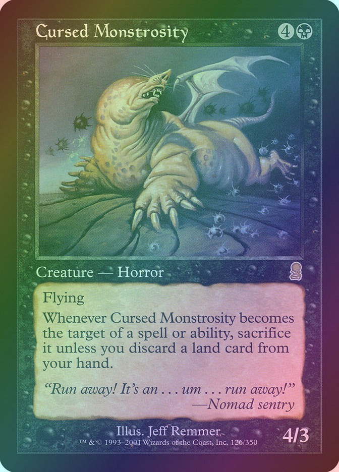 Cursed Monstrosity (ODY) (126) / Foil