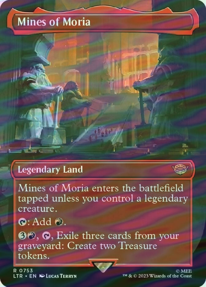 Mines of Moria (LTR) (753) / Borderless / Surge Foil