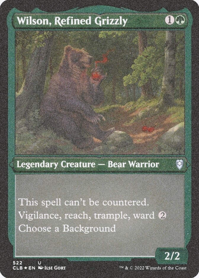Wilson, Refined Grizzly (CLB) (522) / Foil Etched