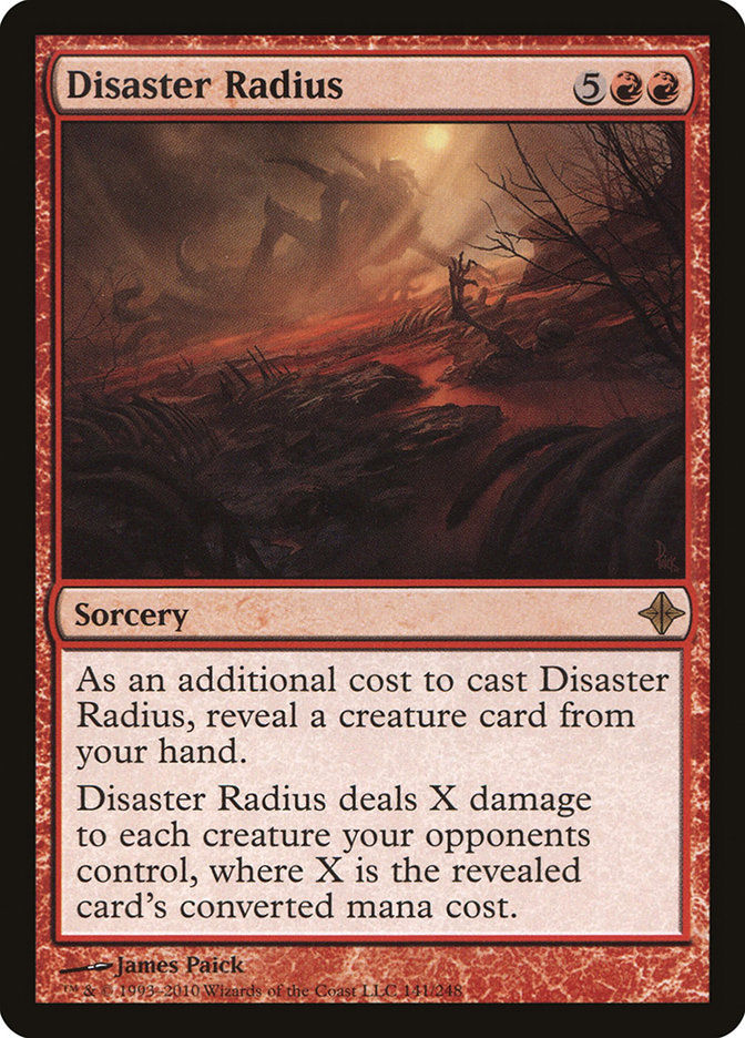Disaster Radius (roe)