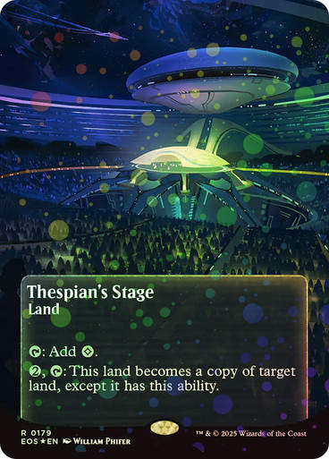 Thespian's Stage (EOS) (179) / Borderless Galaxy Foil
