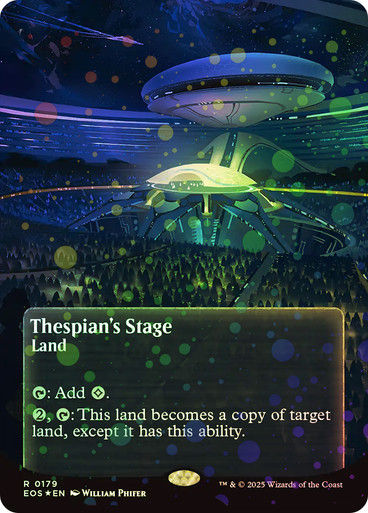 Thespian's Stage (EOS) (179) / Borderless Galaxy Foil