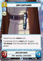 Jedi Lightsaber (Hyperspace) (SOR_#319)