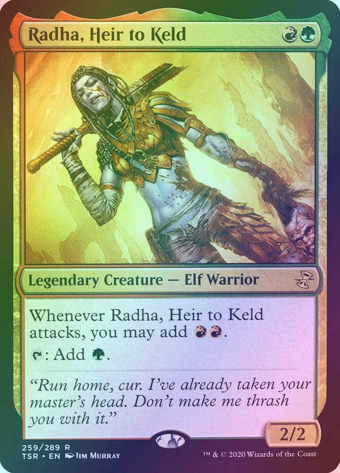 Radha, Heir to Keld (TSR) (259) / Foil