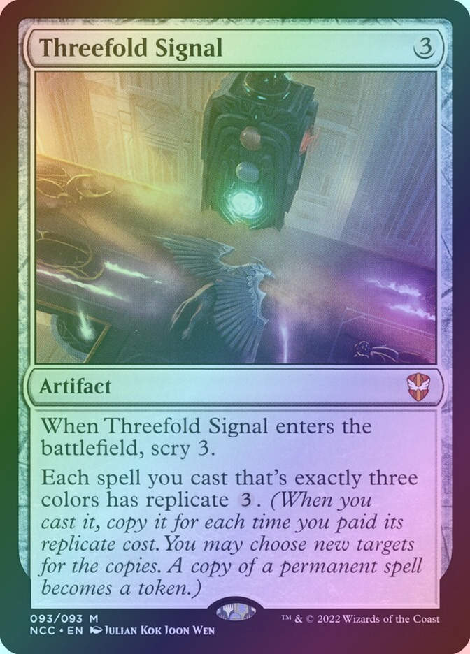 Threefold Signal (NCC) (93) / Foil