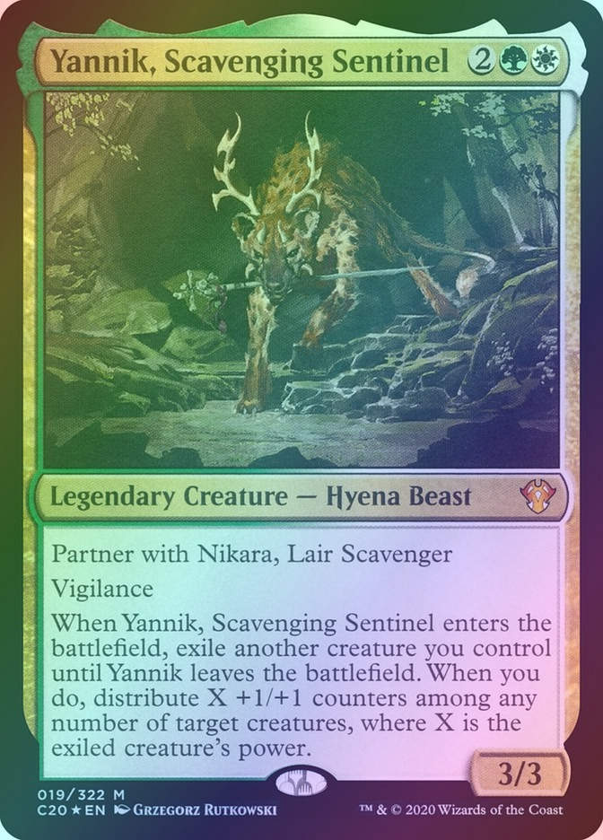 Yannik, Scavenging Sentinel (C20) (19) / Foil
