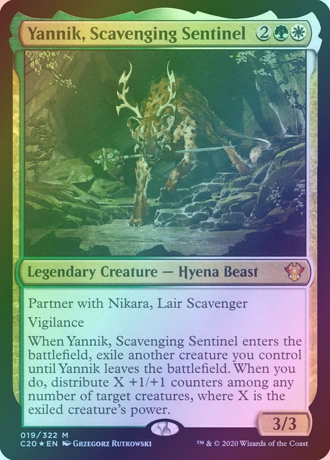 Yannik, Scavenging Sentinel (C20) (19) / Foil