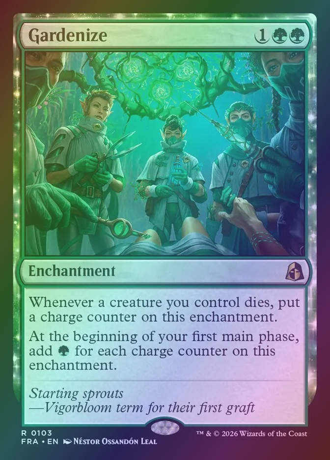 Gardenize (FRA) (103) / Foil