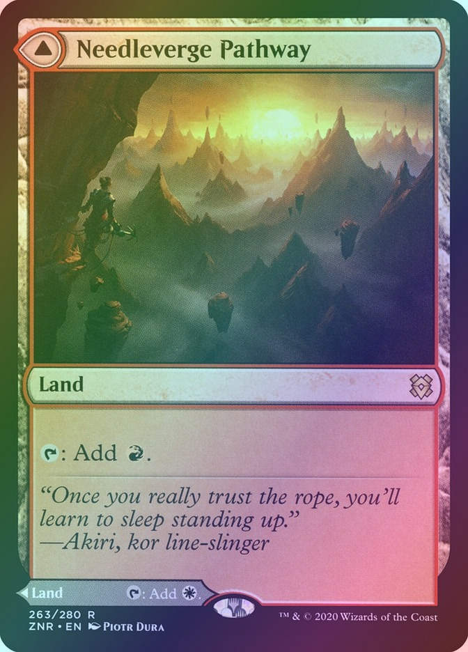 Needleverge Pathway // Pillarverge Pathway (ZNR) (263) / Foil