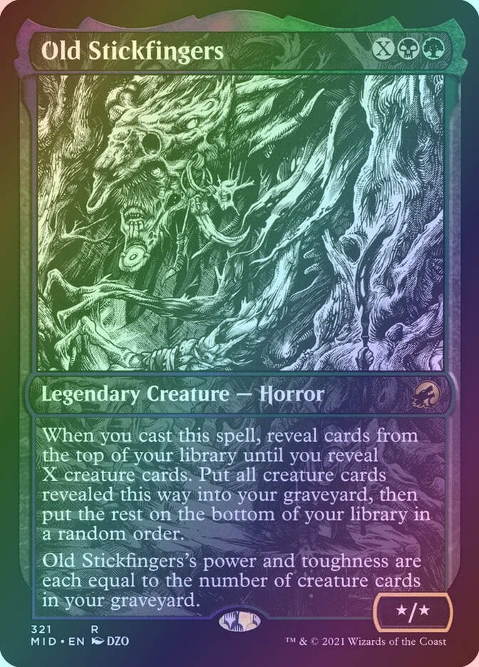 Old Stickfingers (MID) (321) / Showcase / Foil