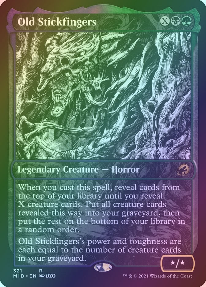 Old Stickfingers (MID) (321) / Showcase / Foil