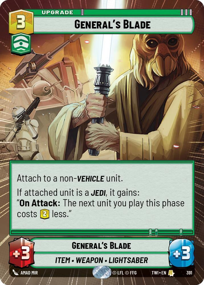 General's Blade (Hyperspace) (TWI) (391) / Foil