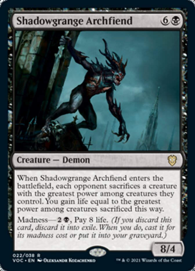 Shadowgrange Archfiend (VOC)