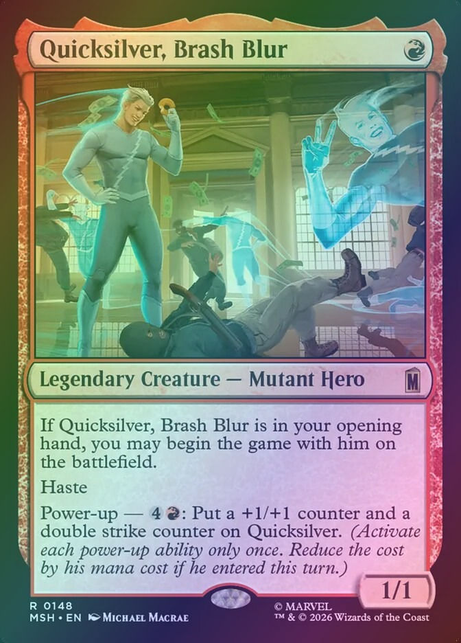 Quicksilver, Brash Blur (MSH) (148) / Foil