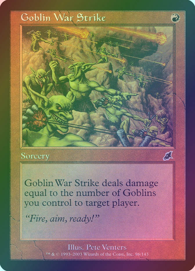 Goblin War Strike (SCG) (96) / Foil