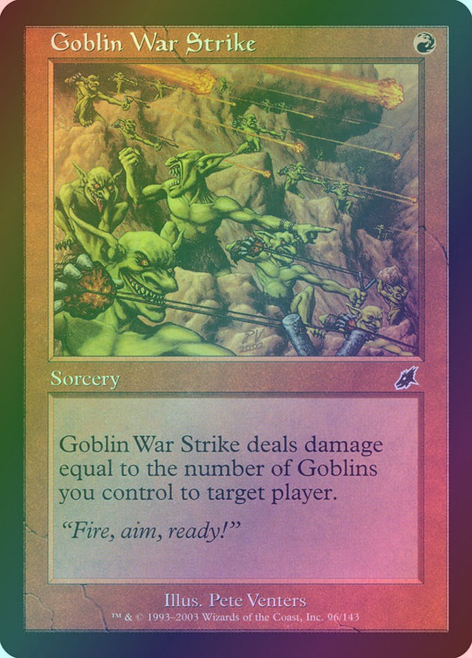 Goblin War Strike (SCG) (96) / Foil