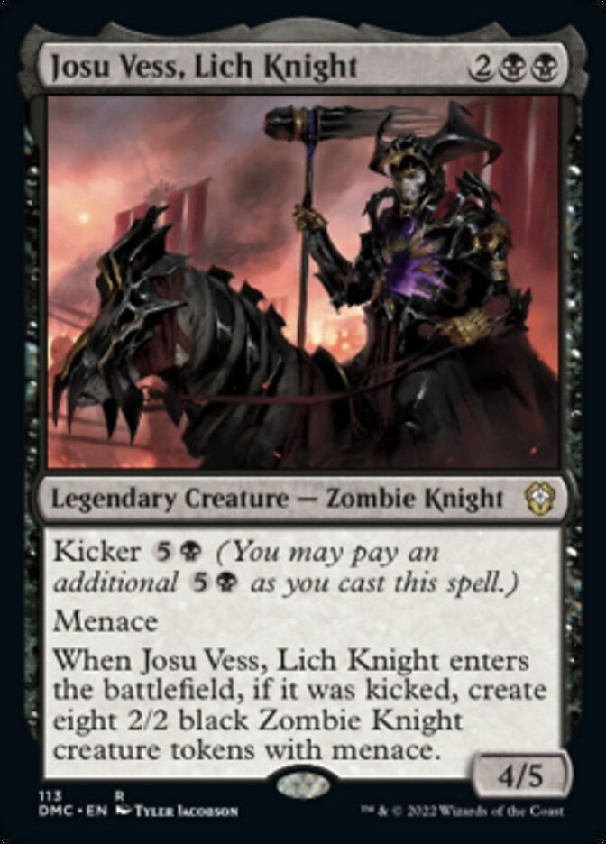 Josu Vess, Lich Knight (DMC)