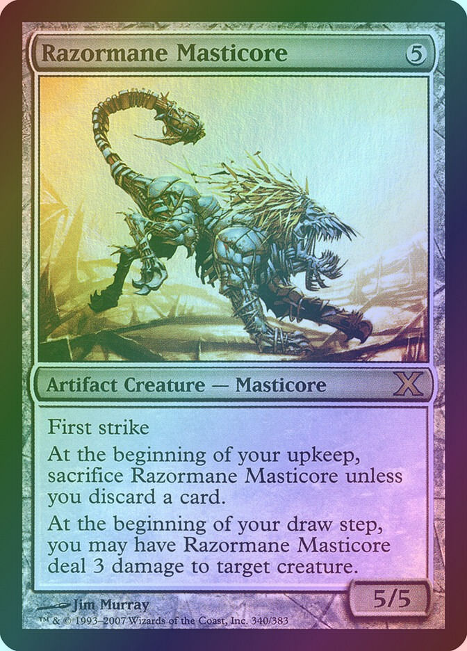 Razormane Masticore (10E) (340★) / Foil