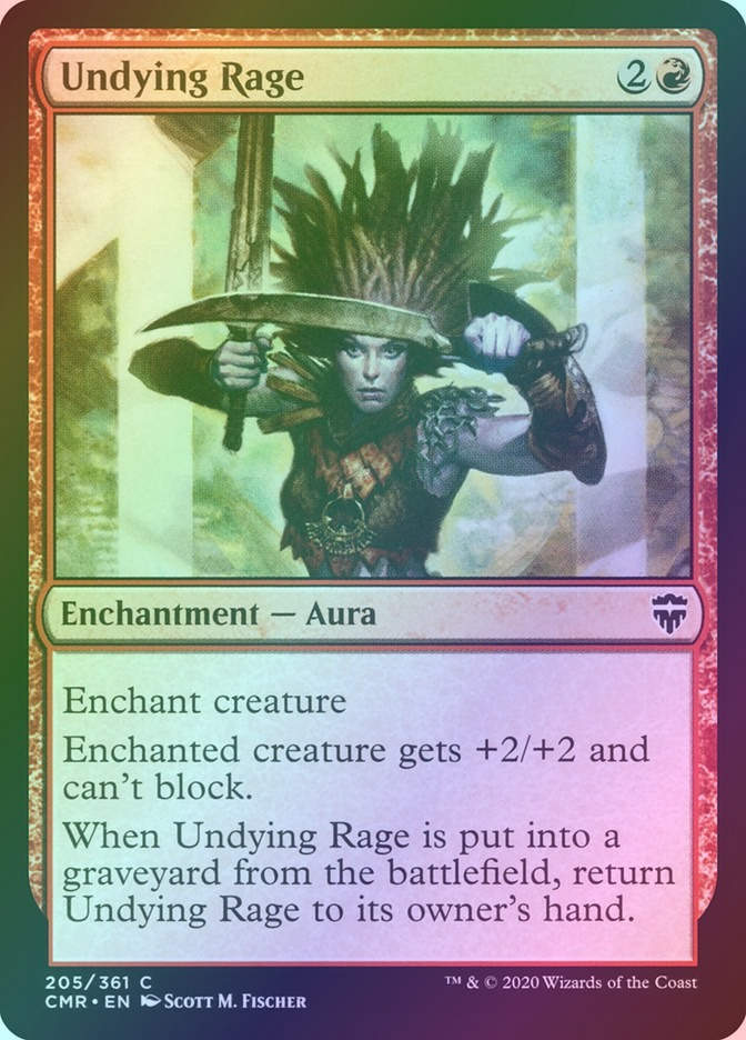 Undying Rage (CMR) (205) / Foil