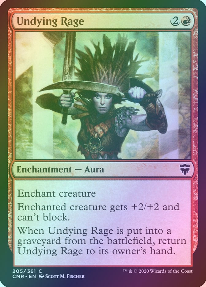 Undying Rage (CMR) (205) / Foil