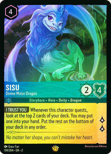 Sisu - Divine Water Dragon (LOR_ROF) / Foil