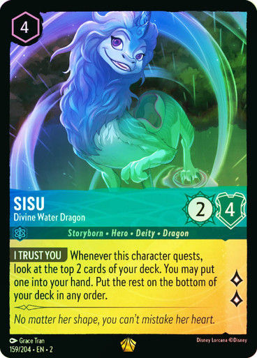Sisu - Divine Water Dragon (LOR_ROF) / Foil