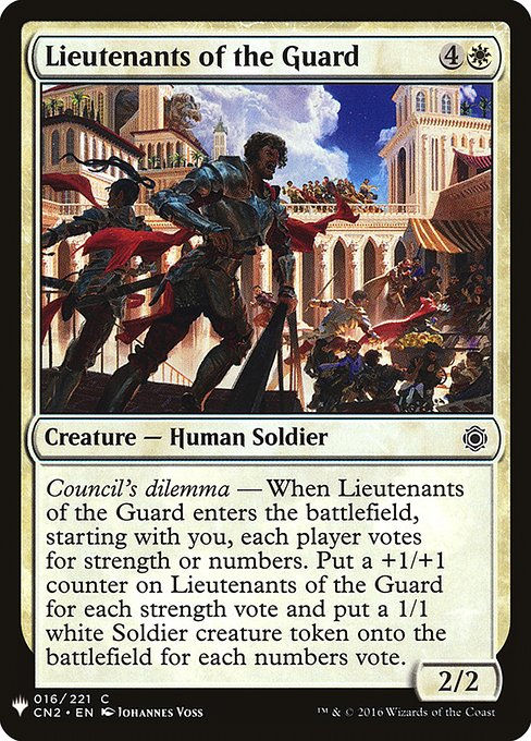 Lieutenants of the Guard (PLST) (CN2-16)