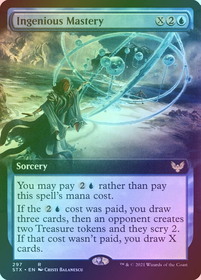 Ingenious Mastery (STX) (297) / Extended Art / Foil