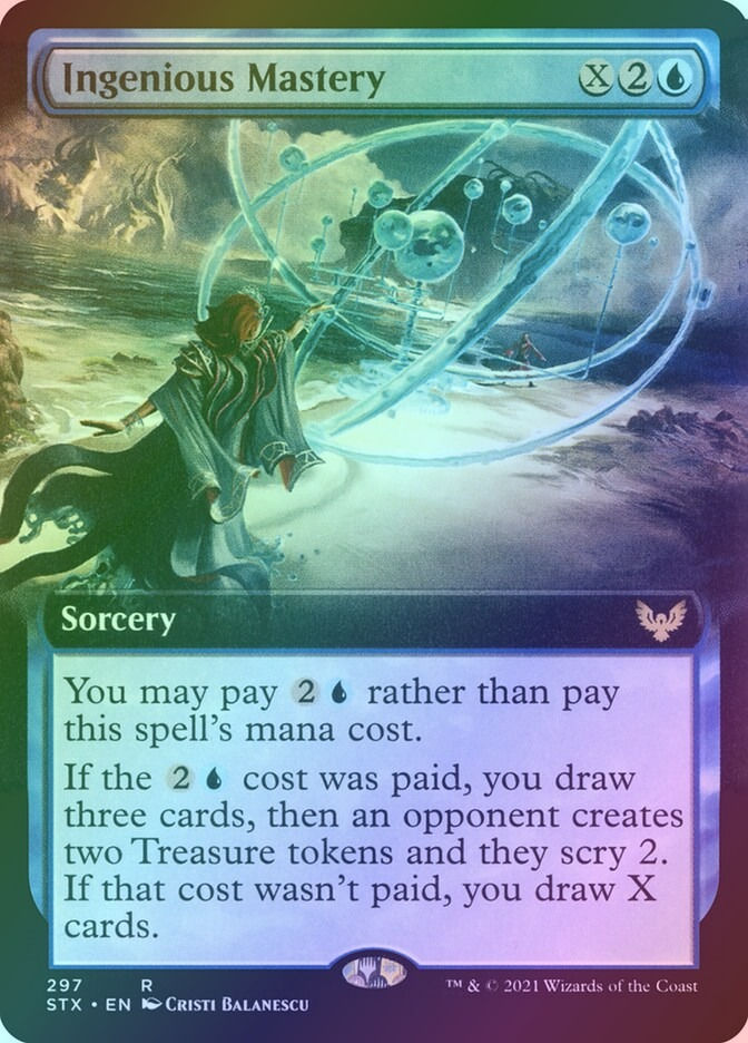 Ingenious Mastery (STX) (297) / Extended Art / Foil