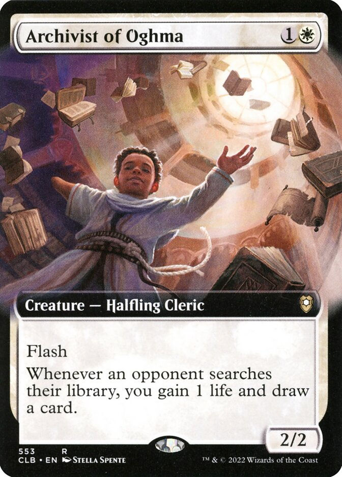Archivist of Oghma (CLB) (553) / Extended Art