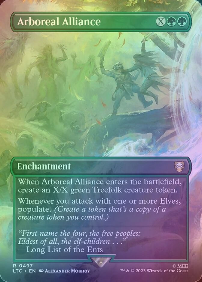Arboreal Alliance (LTC) (497) / Borderless / Foil