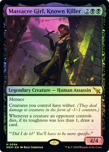 Massacre Girl, Known Killer (mkm) (94) / Foil