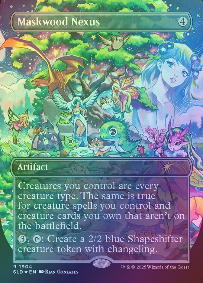 Maskwood Nexus (SLD) (1904) / Borderless / Rainbow Foil