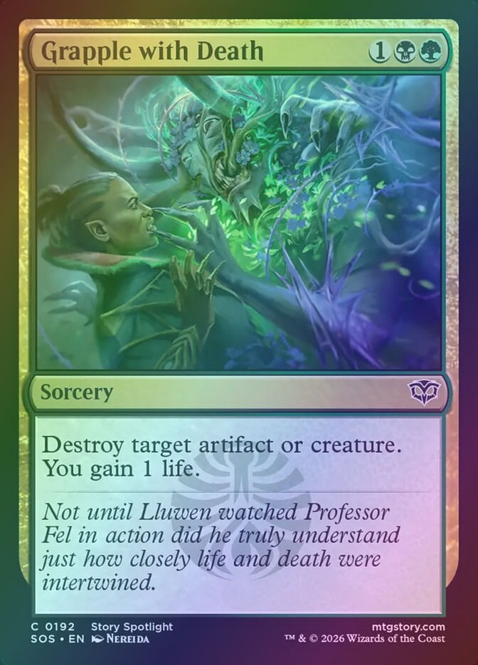 Grapple with Death (SOS) (192) / Foil