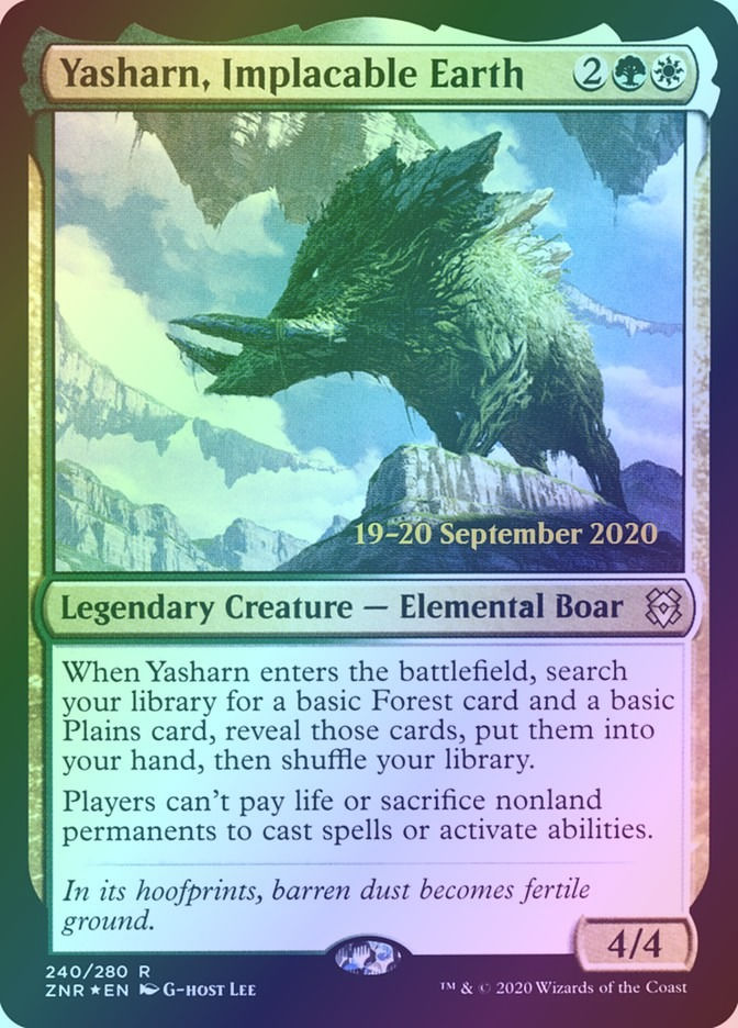 Yasharn, Implacable Earth (PZNR) (240s) / Foil