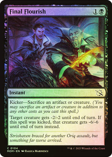 Final Flourish (mom) / Foil
