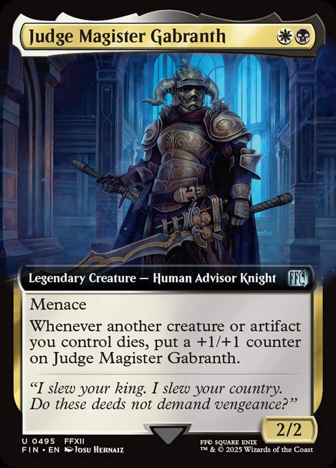 Judge Magister Gabranth (FIN) (495) / Extended Art