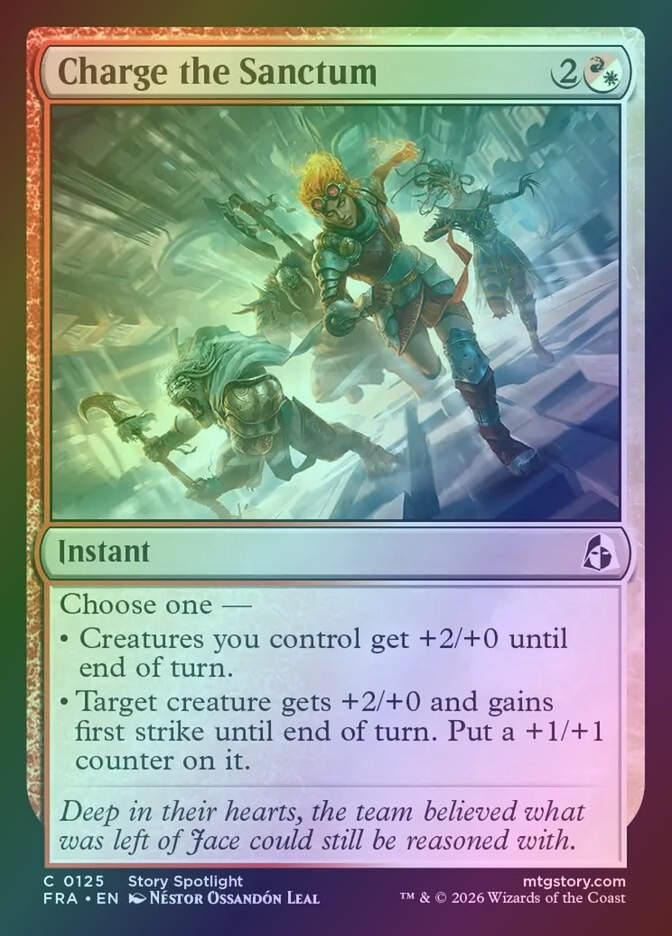 Charge the Sanctum (FRA) (125) / Foil