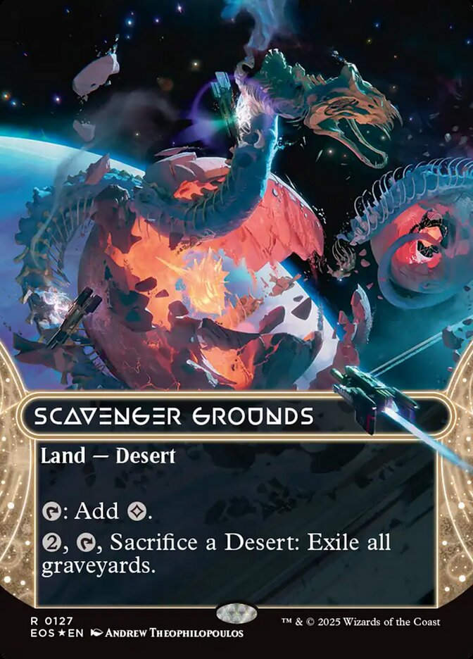 Scavenger Grounds (EOS) (127) / Borderless Galaxy Foil