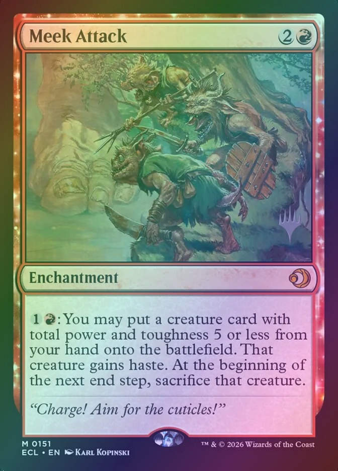 Meek Attack (PECL) (151p) / Foil