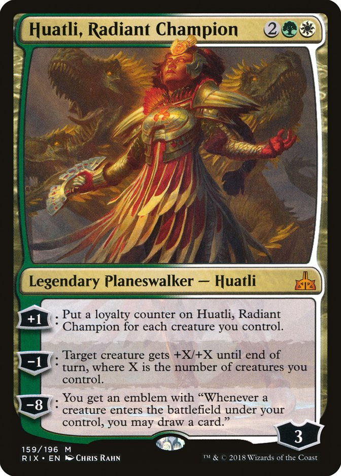 Huatli, Radiant Champion (RIX) (159)