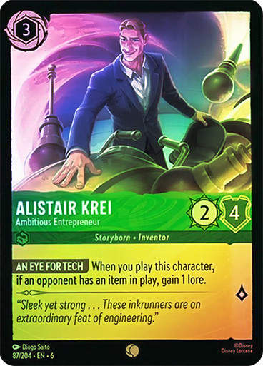 Alistair Krei - Ambitious Entrepreneur (LOR_AZU) / Foil