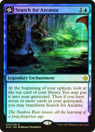 Search for Azcanta // Azcanta, the Sunken Ruin (XLN) (74) / Foil — cara 1 de 2