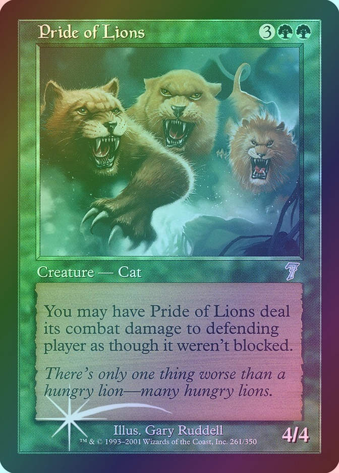 Pride of Lions (7ED) (261★) / Foil