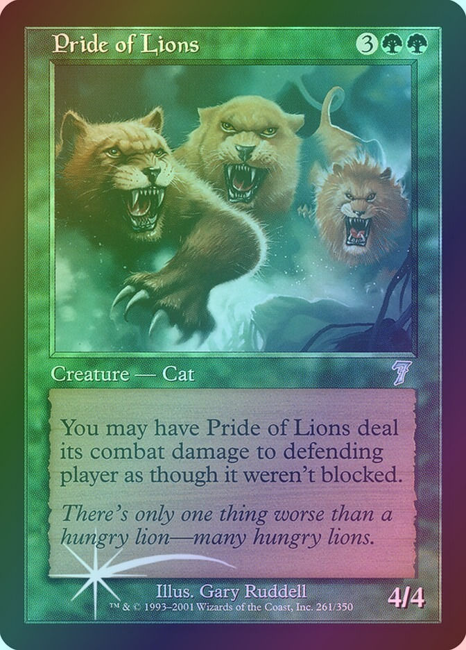 Pride of Lions (7ED) (261★) / Foil