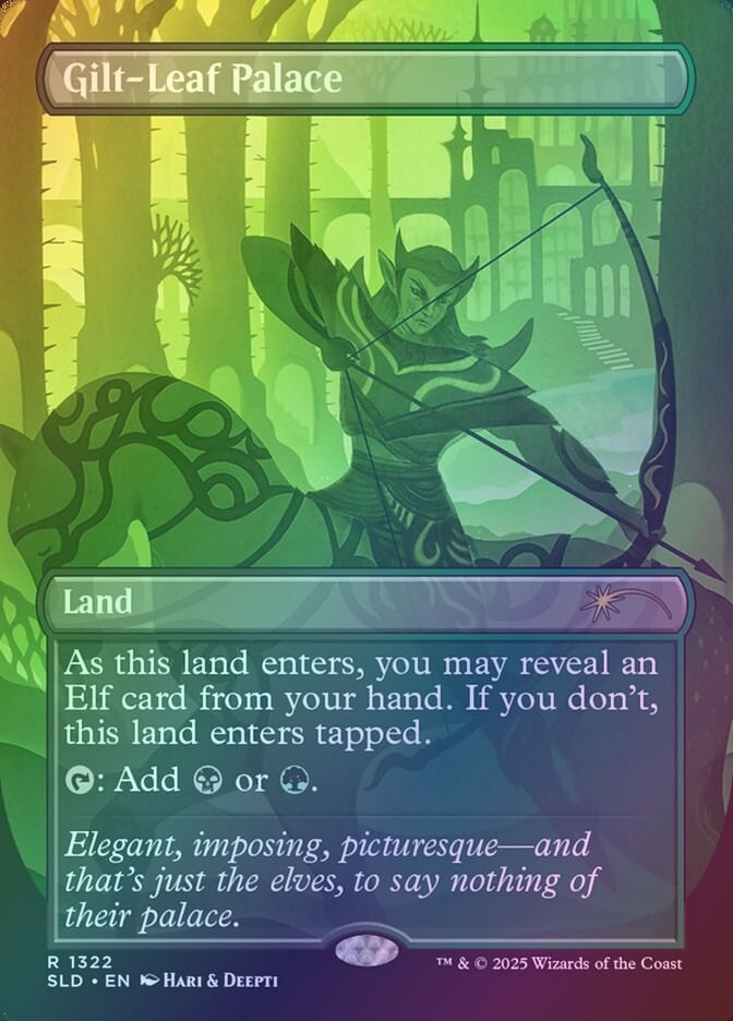 Gilt-Leaf Palace (SLD) (1322) / Borderless / Foil