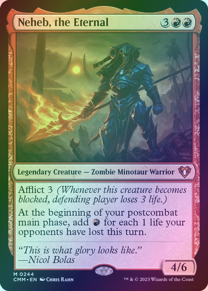 Neheb, the Eternal (CMM) (244) / Foil