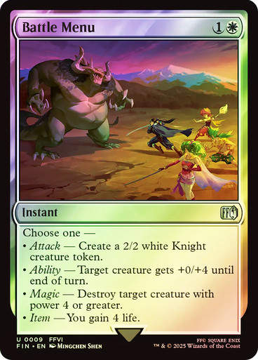 Battle Menu (FIN) (9) / Foil