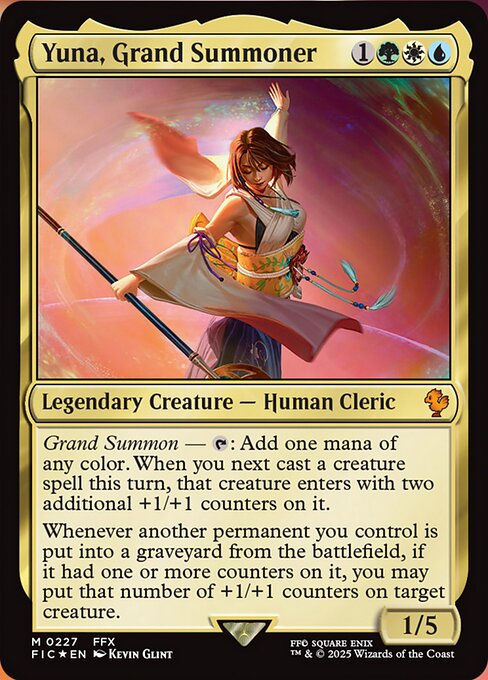 Yuna, Grand Summoner (FIC) (227) / Surge Foil