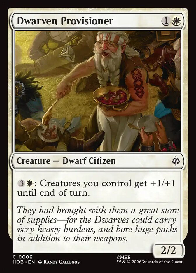 Dwarven Provisioner (HOB) (9)